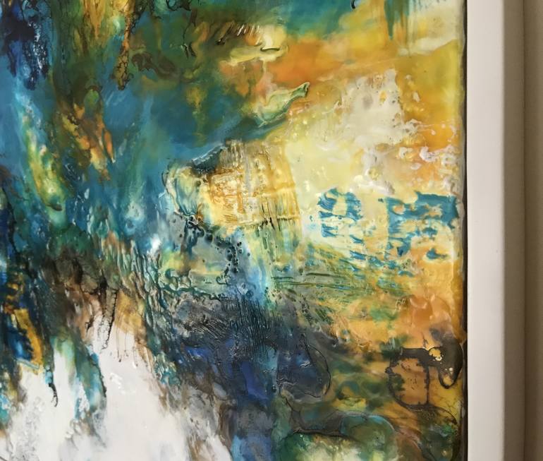 Original Fine Art Abstract Painting by Katja Wittmer