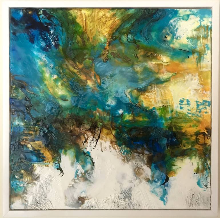 Original Fine Art Abstract Painting by Katja Wittmer