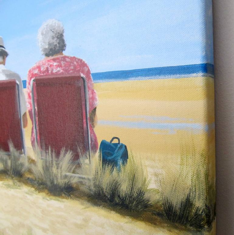 Original Beach Painting by Tony Munns