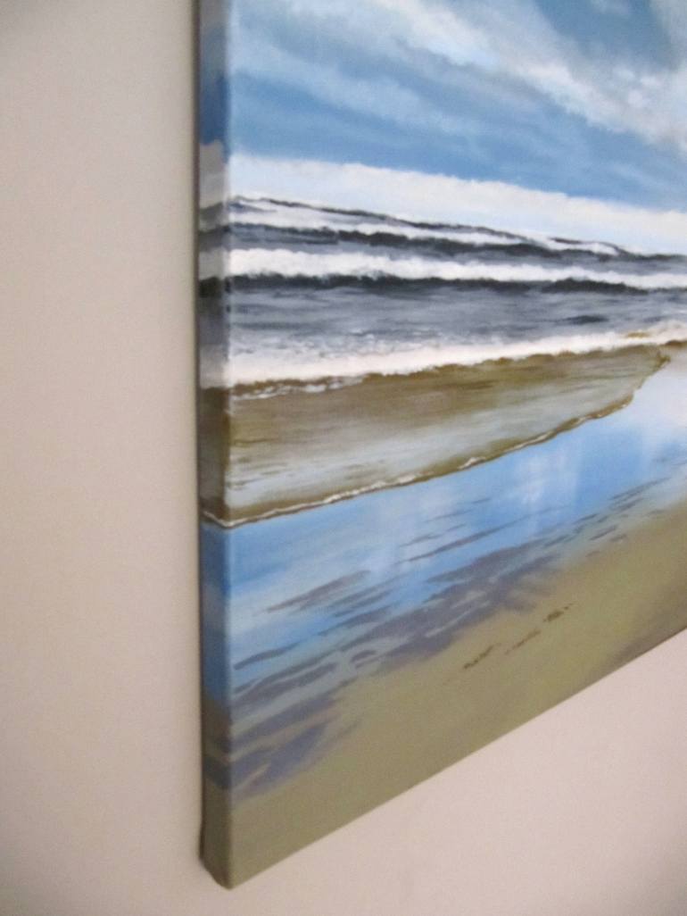 Original Impressionism Seascape Painting by Tony Munns