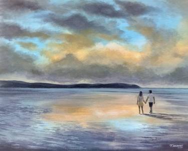 Original Impressionism Beach Paintings by Tony Munns