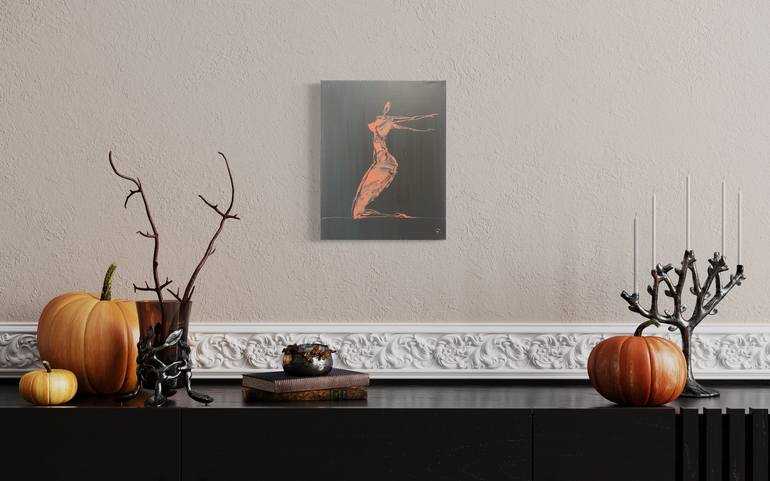 Original Nude Women Painting by Yucel Erdogan