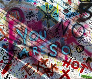 Original Expressionism Typography Paintings by Cankut Kalyoncu