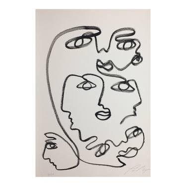 Original Figurative Abstract Drawing by James Wilson