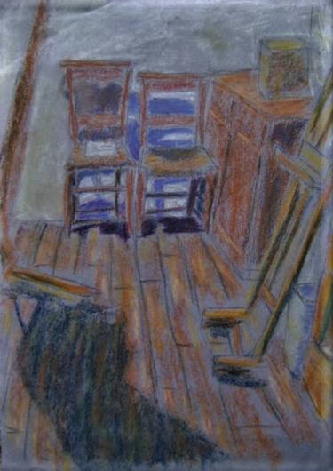 Original Interiors Drawings by oliver garman