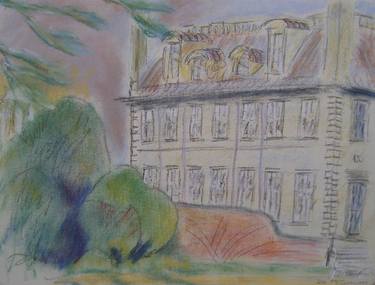 Original Impressionism Architecture Drawings by oliver garman