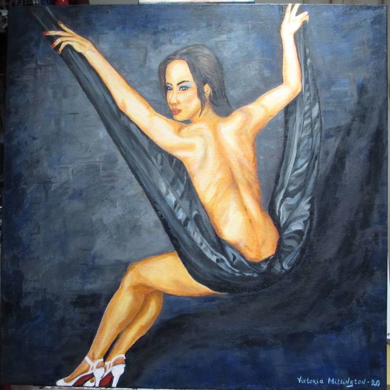 Original Impressionism Body Painting by Viktoria Bukhty-Millington