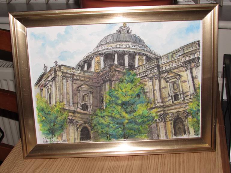 Original Architecture Painting by Viktoria Bukhty-Millington