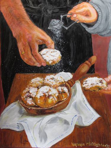 Original Cuisine Painting by Viktoria Bukhty-Millington