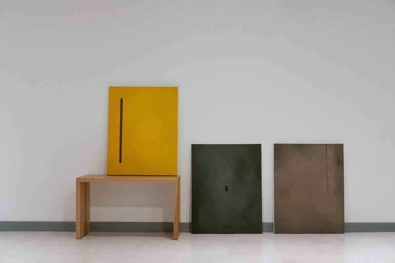 Original Minimalism Abstract Painting by Helen Nhan