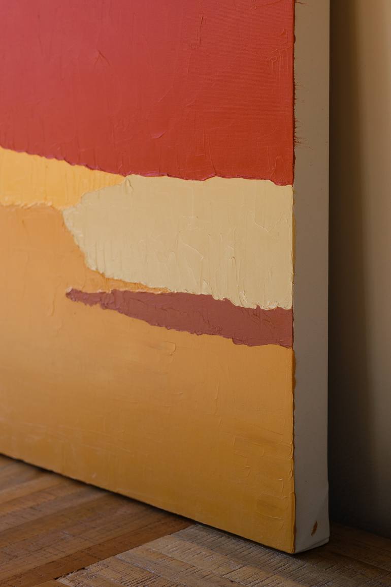 Original Abstract Expressionism Abstract Painting by Helen Nhan