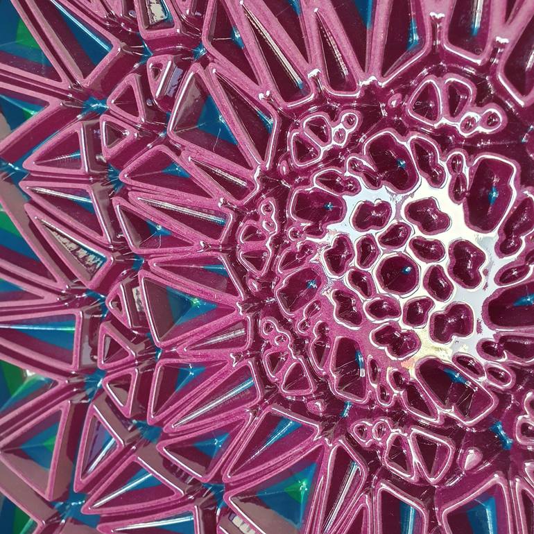 Original Abstract Geometric Sculpture by Jorge Miranda