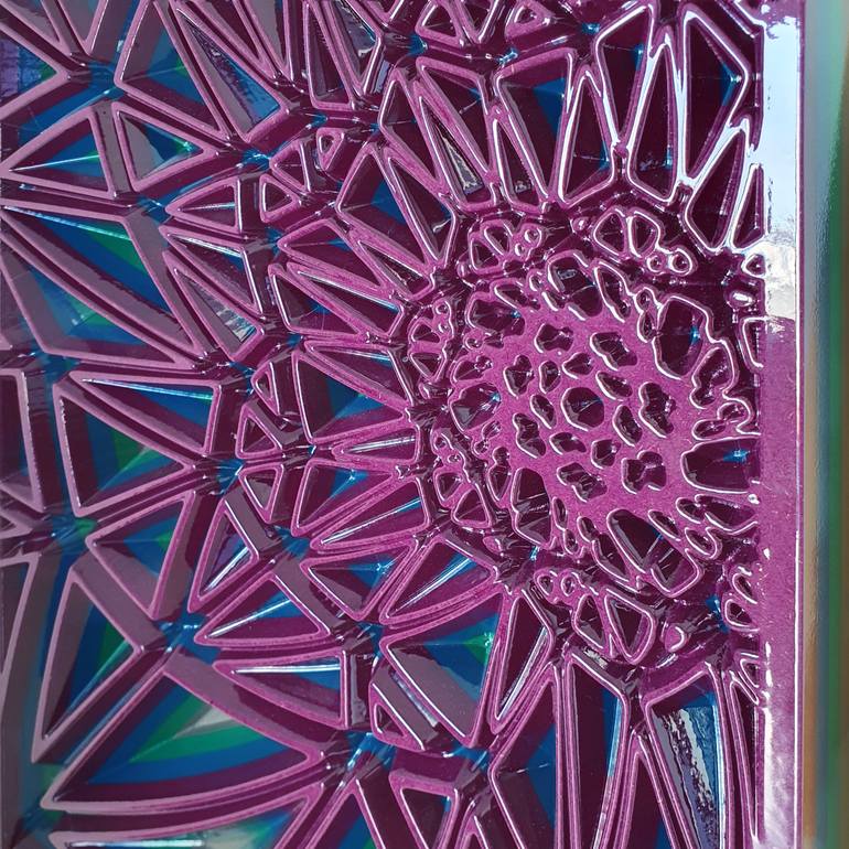 Original Abstract Geometric Sculpture by Jorge Miranda