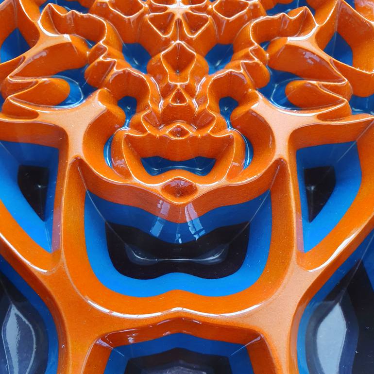 Original Abstract Geometric Sculpture by Jorge Miranda