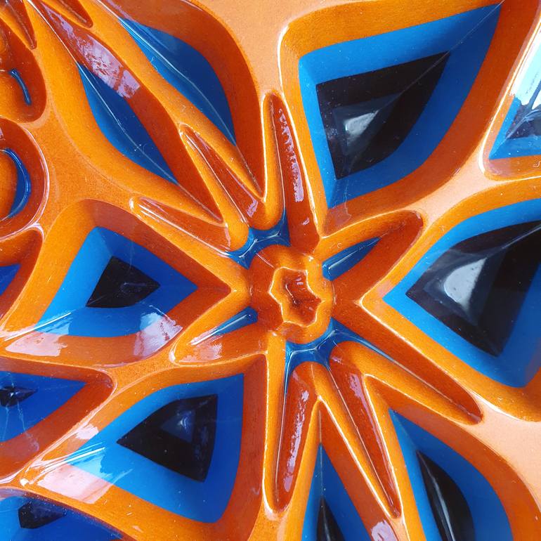 Original Abstract Geometric Sculpture by Jorge Miranda
