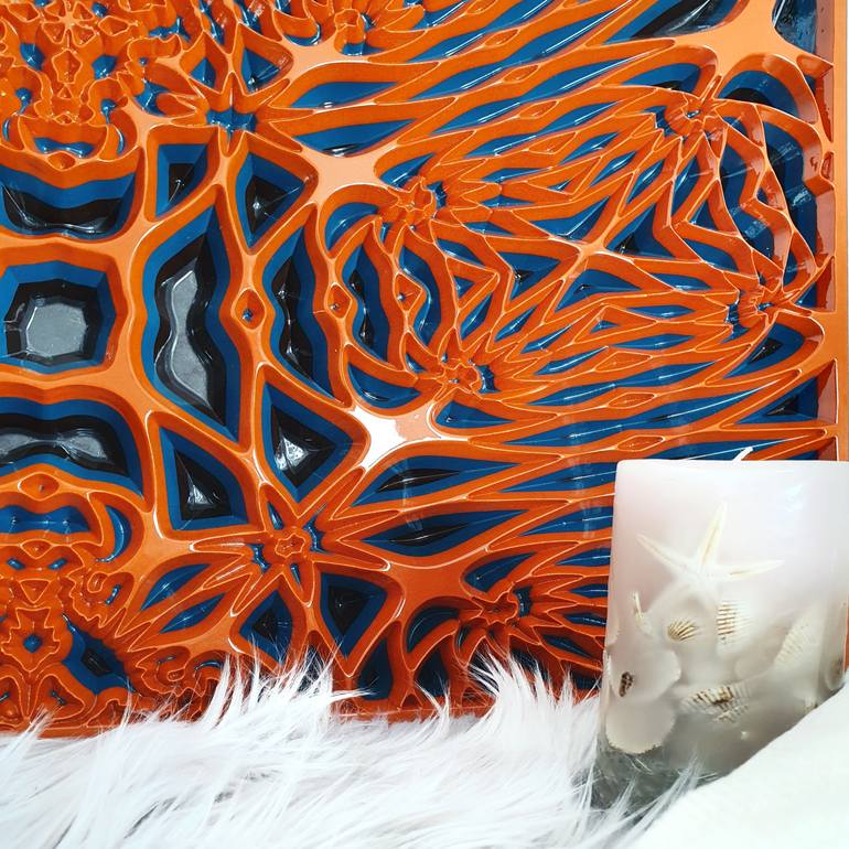Original Abstract Geometric Sculpture by Jorge Miranda