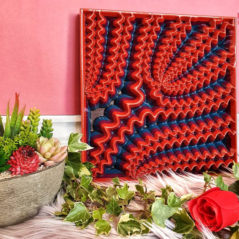 Original Abstract Geometric Sculpture by Jorge Miranda
