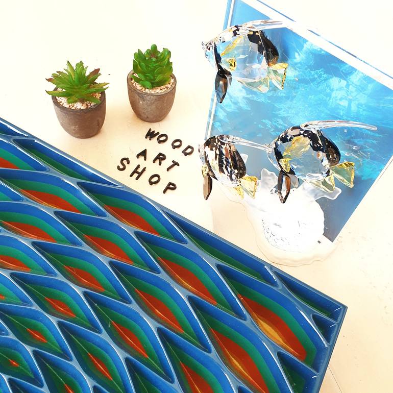 Original Abstract Geometric Sculpture by Jorge Miranda