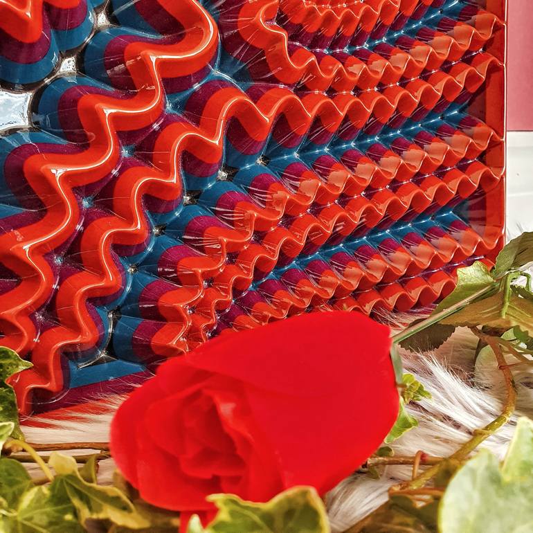 Original Abstract Geometric Sculpture by Jorge Miranda