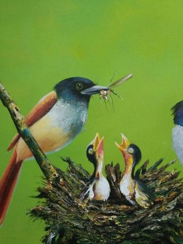 Print of Illustration Nature Paintings by Wasantha Ranjan