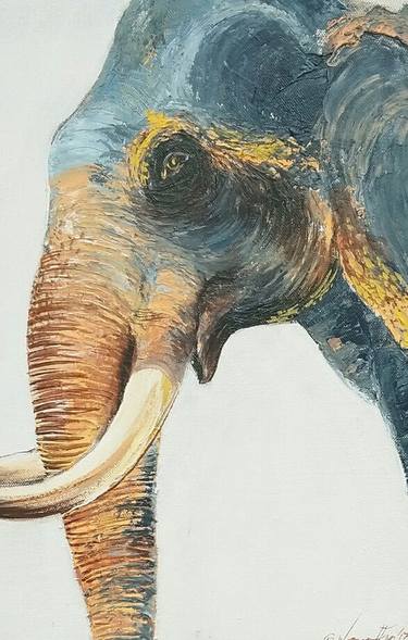 Print of Animal Paintings by Wasantha Ranjan