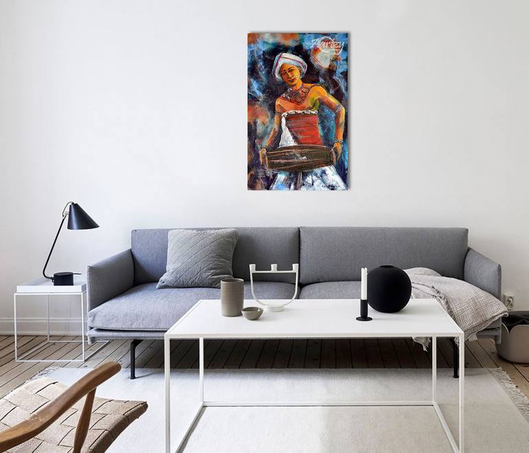 Original Art Deco Pop Culture/Celebrity Painting by Wasantha Ranjan