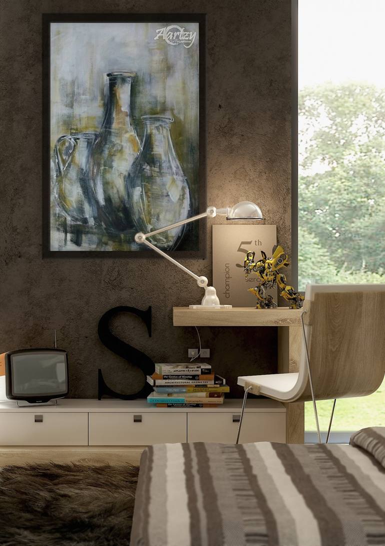 Original Art Deco Other Painting by Wasantha Ranjan
