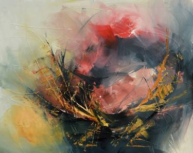 Original Abstract Expressionism Abstract Paintings by Wasantha Ranjan