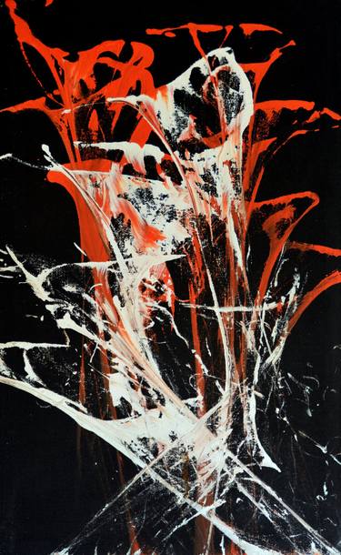 Print of Abstract Expressionism Abstract Paintings by Wasantha Ranjan