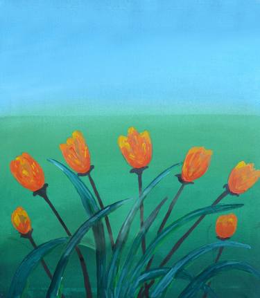 Original Floral Paintings by Wasantha Ranjan