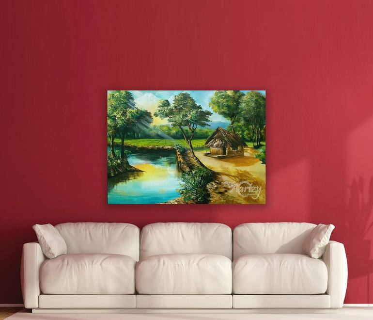 Original Art Deco Other Painting by Wasantha Ranjan
