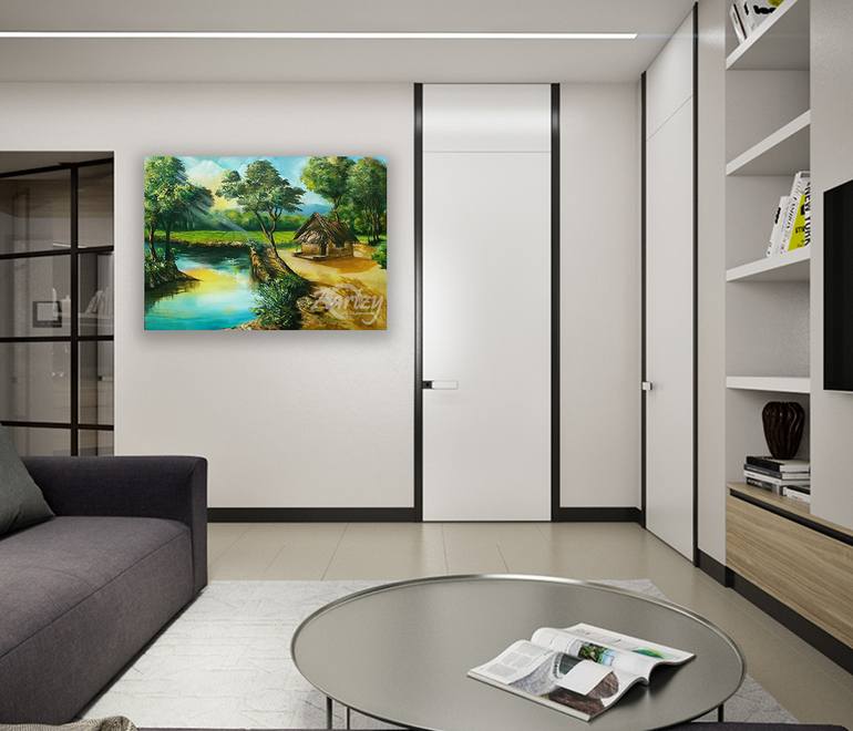 Original Art Deco Other Painting by Wasantha Ranjan