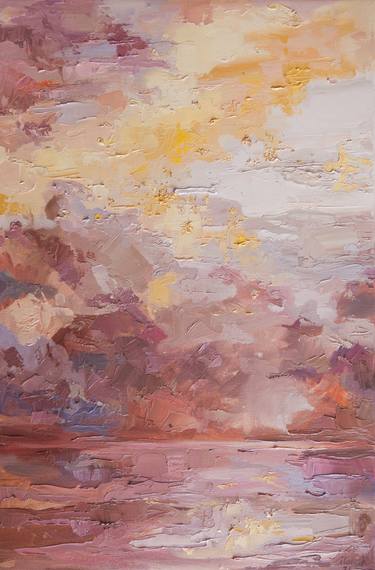 Original Abstract Landscape Paintings by Ekaterina Potopahina