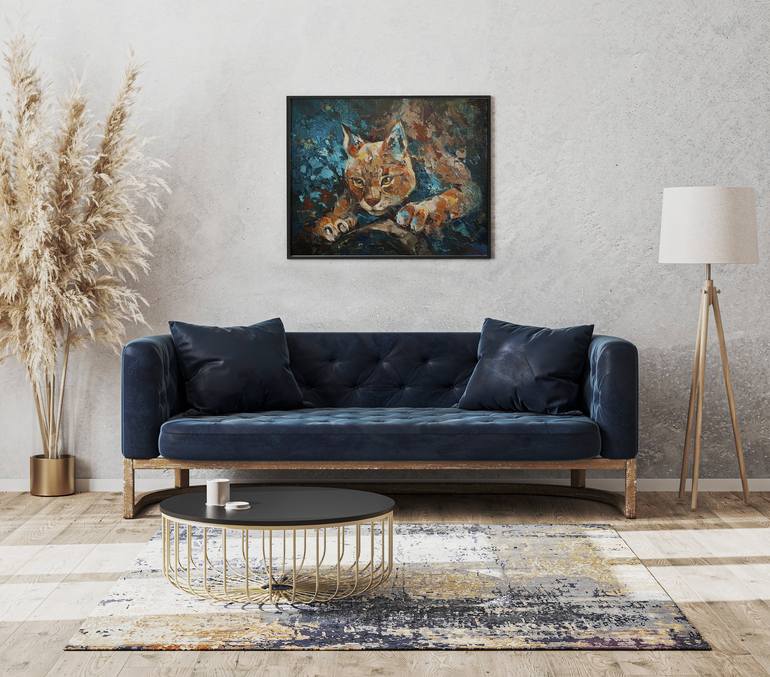 Original Fine Art Animal Painting by Ekaterina Potopahina