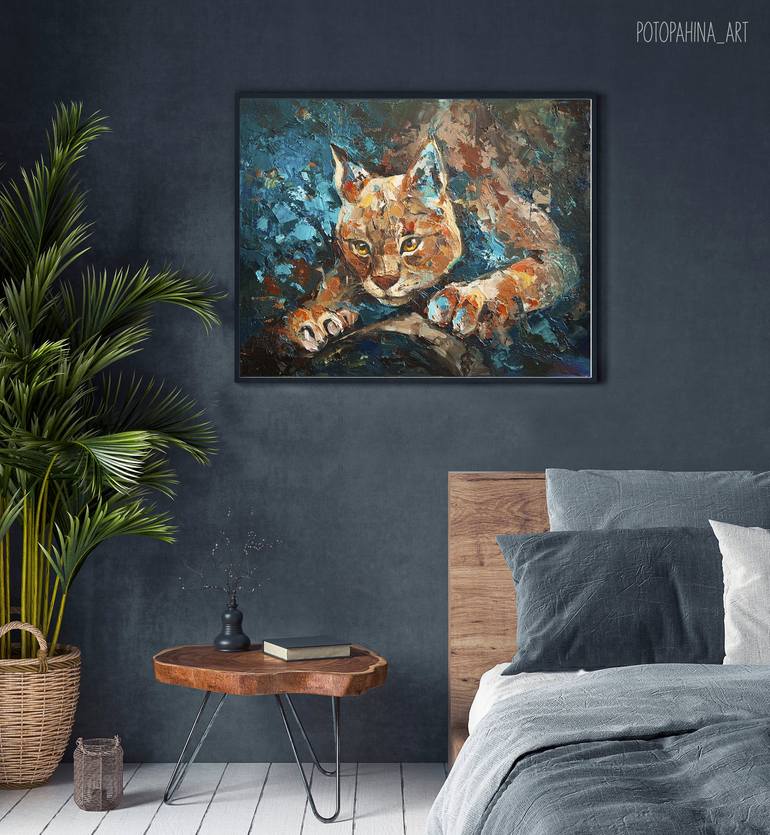 Original Fine Art Animal Painting by Ekaterina Potopahina