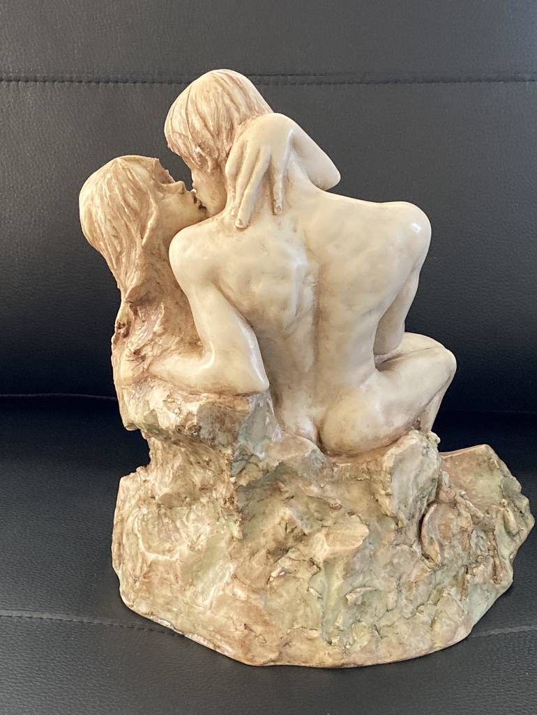 Original Figurative Nude Sculpture by Laura Peisner