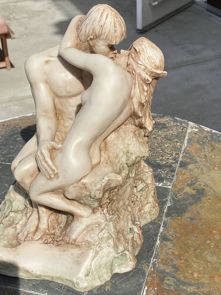 Original Figurative Nude Sculpture by Laura Peisner