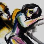 Mother and child by Najimidin Azezi