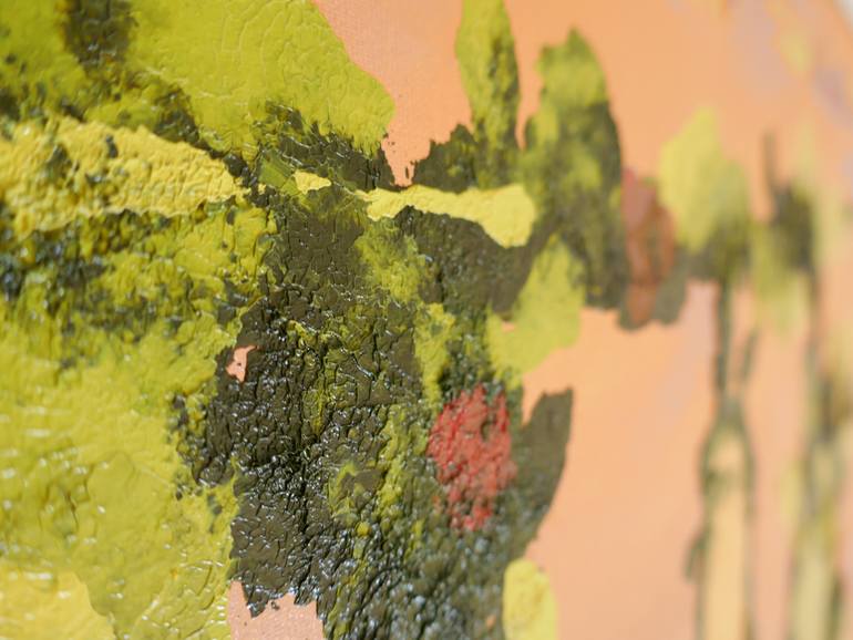 Original Abstract Expressionism Abstract Painting by David Faundez