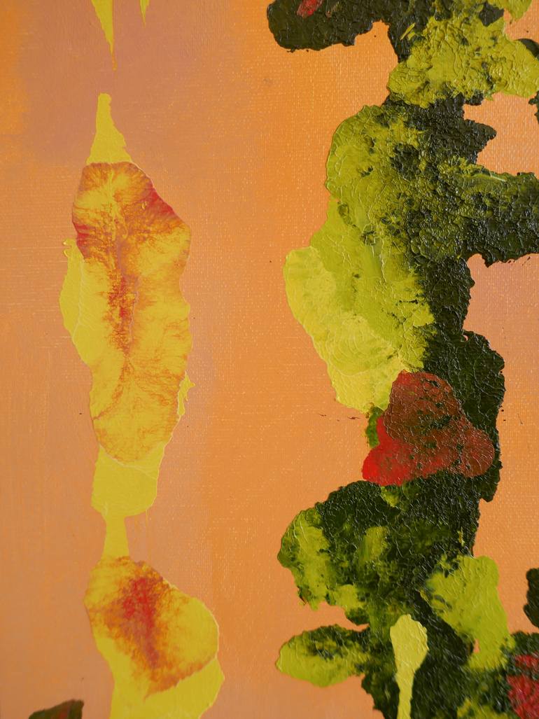 Original Abstract Expressionism Abstract Painting by David Faundez