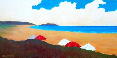 Original Fine Art Beach Paintings by David Edwards