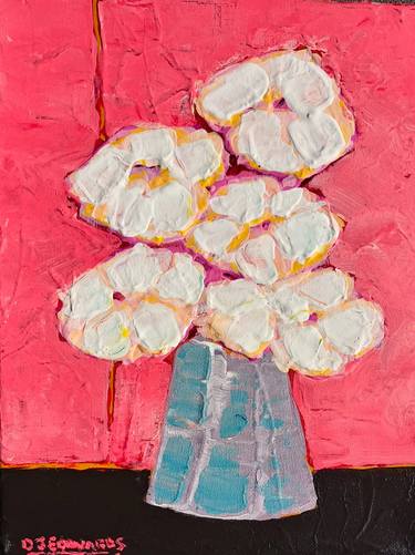 Original Expressionism Floral Paintings by David Edwards