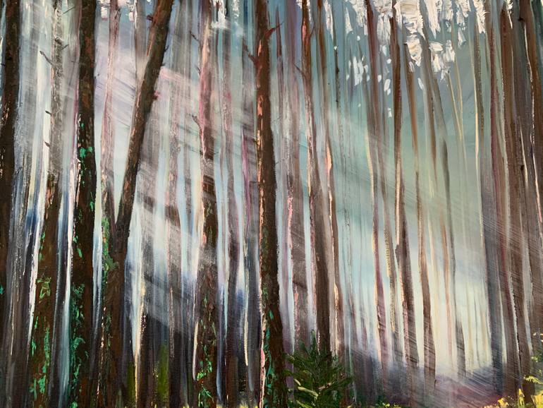 Original Abstract Expressionism Nature Painting by Jasmine Hasmik Pahlevanyan