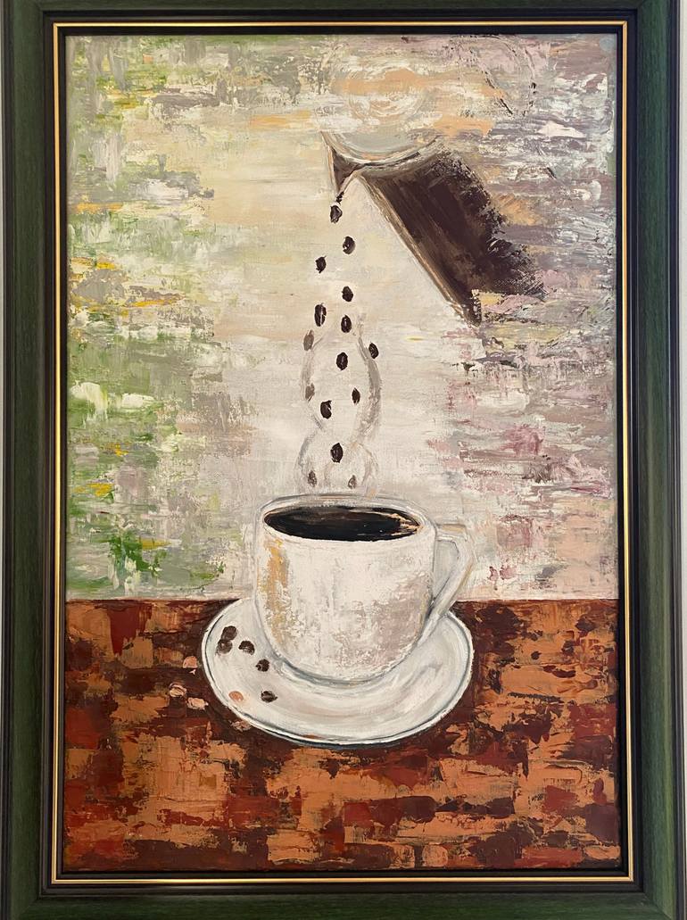 Original Abstract Still Life Painting by Jasmine Hasmik Pahlevanyan