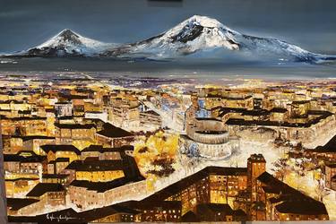 Original Cities Paintings by Jasmine Hasmik Pahlevanyan