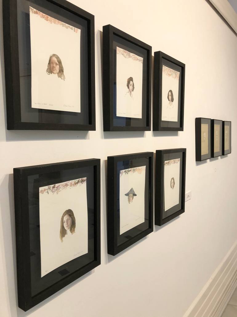 Original Figurative People Painting by Carmen Chofre