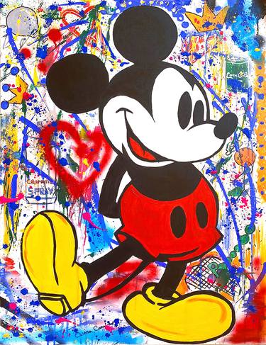 Happy Mickey Mouse thumb