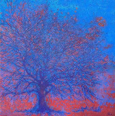 Original Abstract Expressionism Tree Paintings by Iryna Sushelnytska