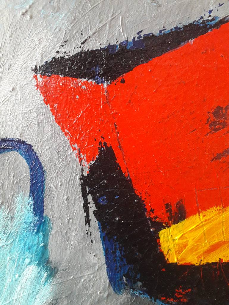 Original Abstract Expressionism Abstract Painting by Anin N