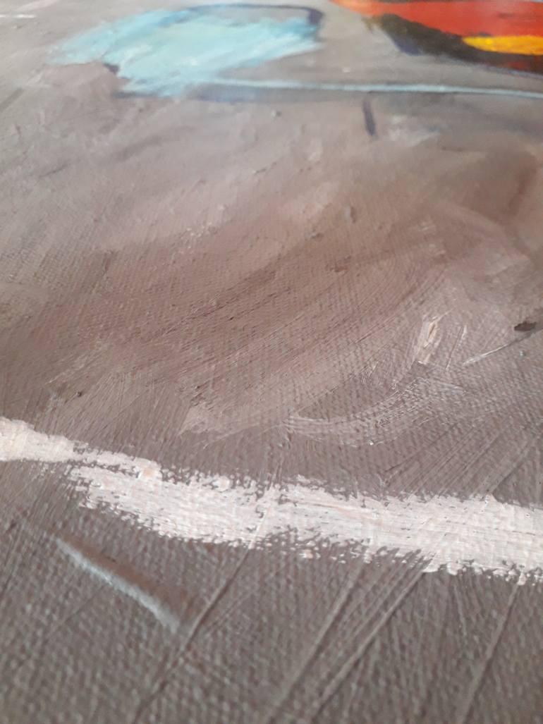 Original Abstract Expressionism Abstract Painting by Anin N